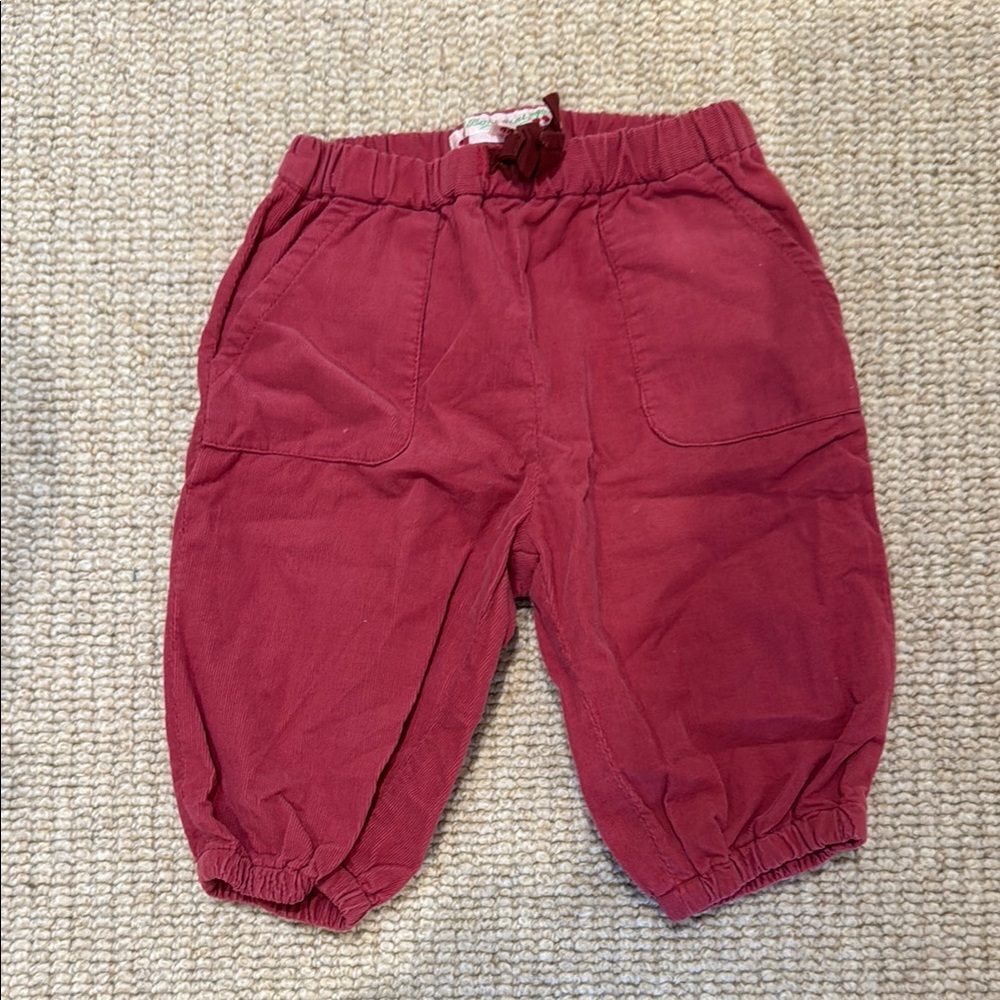 Bonpoint Baby Red Corduroy Pants